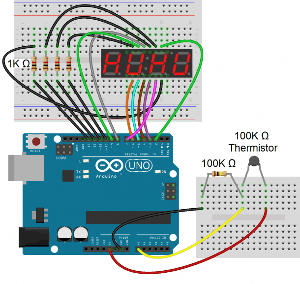Как подключить 7 сегментный дисплей на Arduino 5819